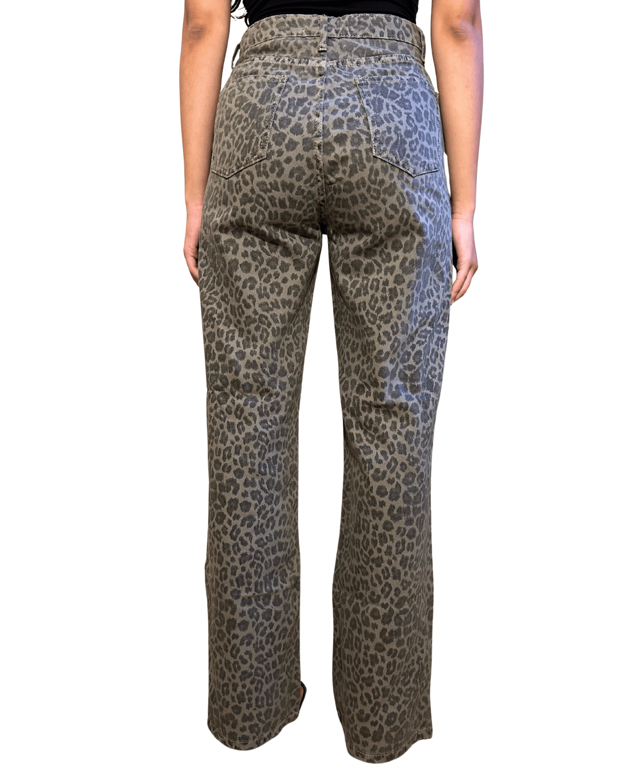 The tiger khaki color Jeans