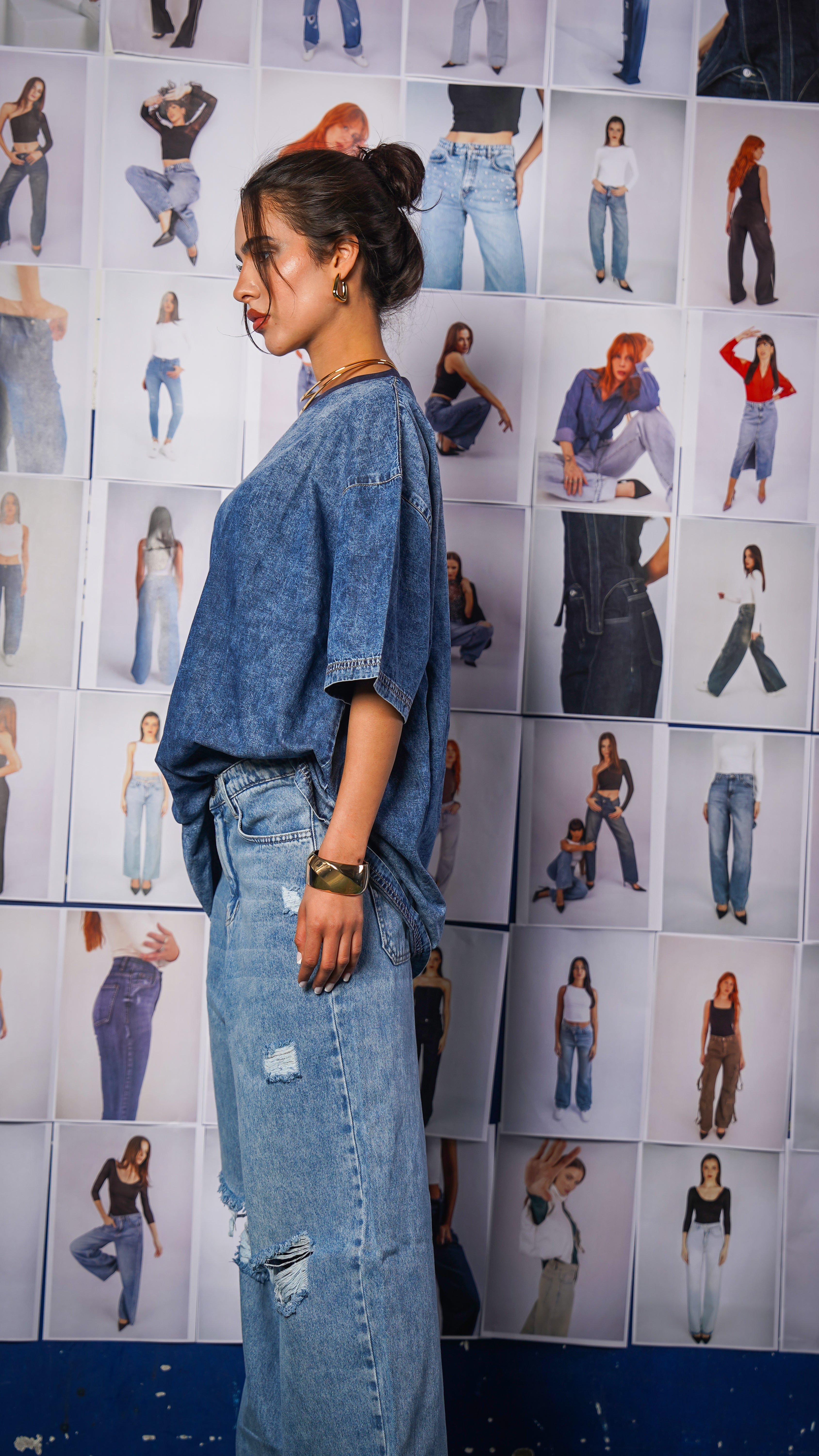 Super Baggy Meduim Wash Jeans