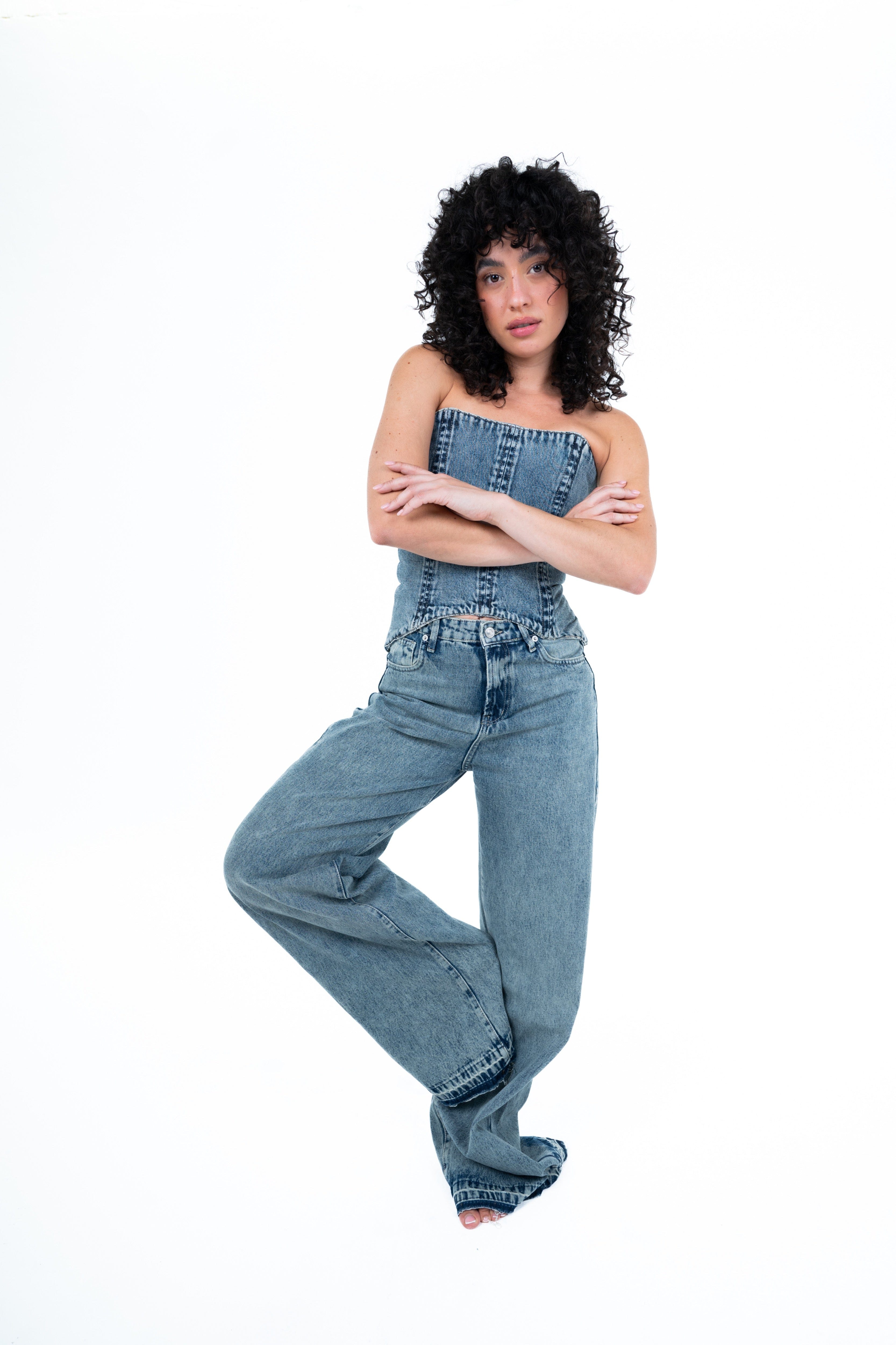 Unfinished Light straight leg jeans