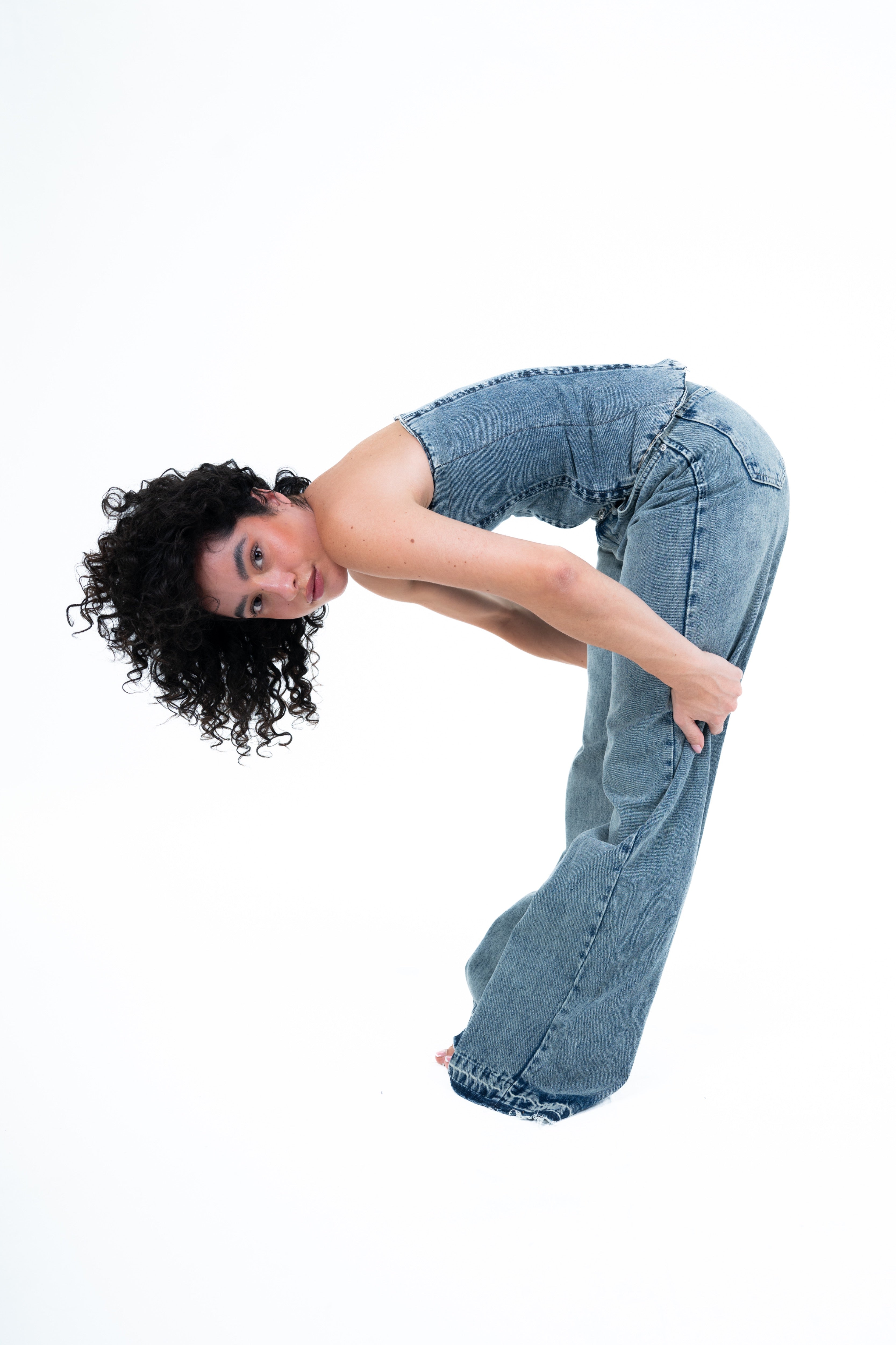 Reversed Light straight leg jeans