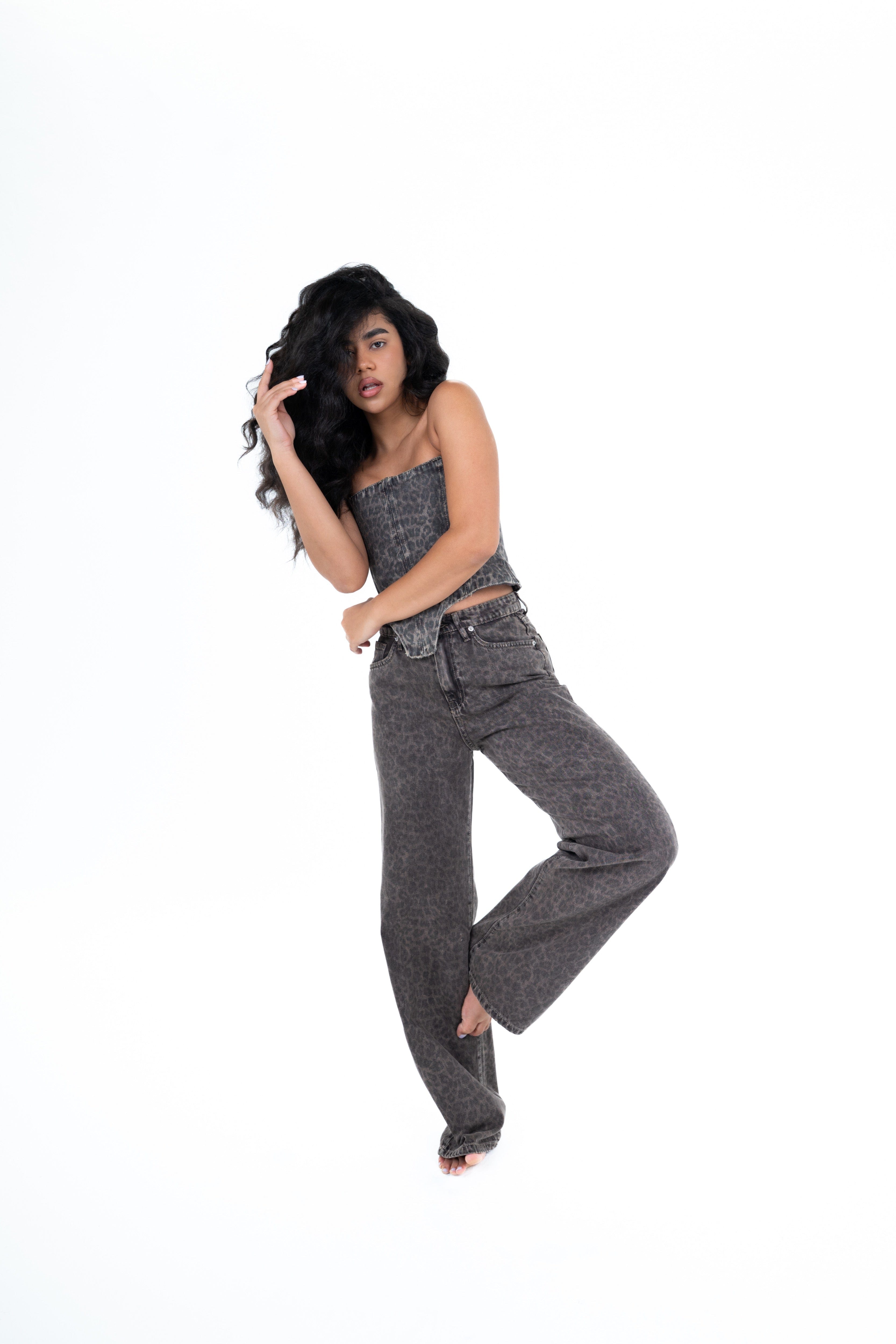 The tiger jeans in Brown