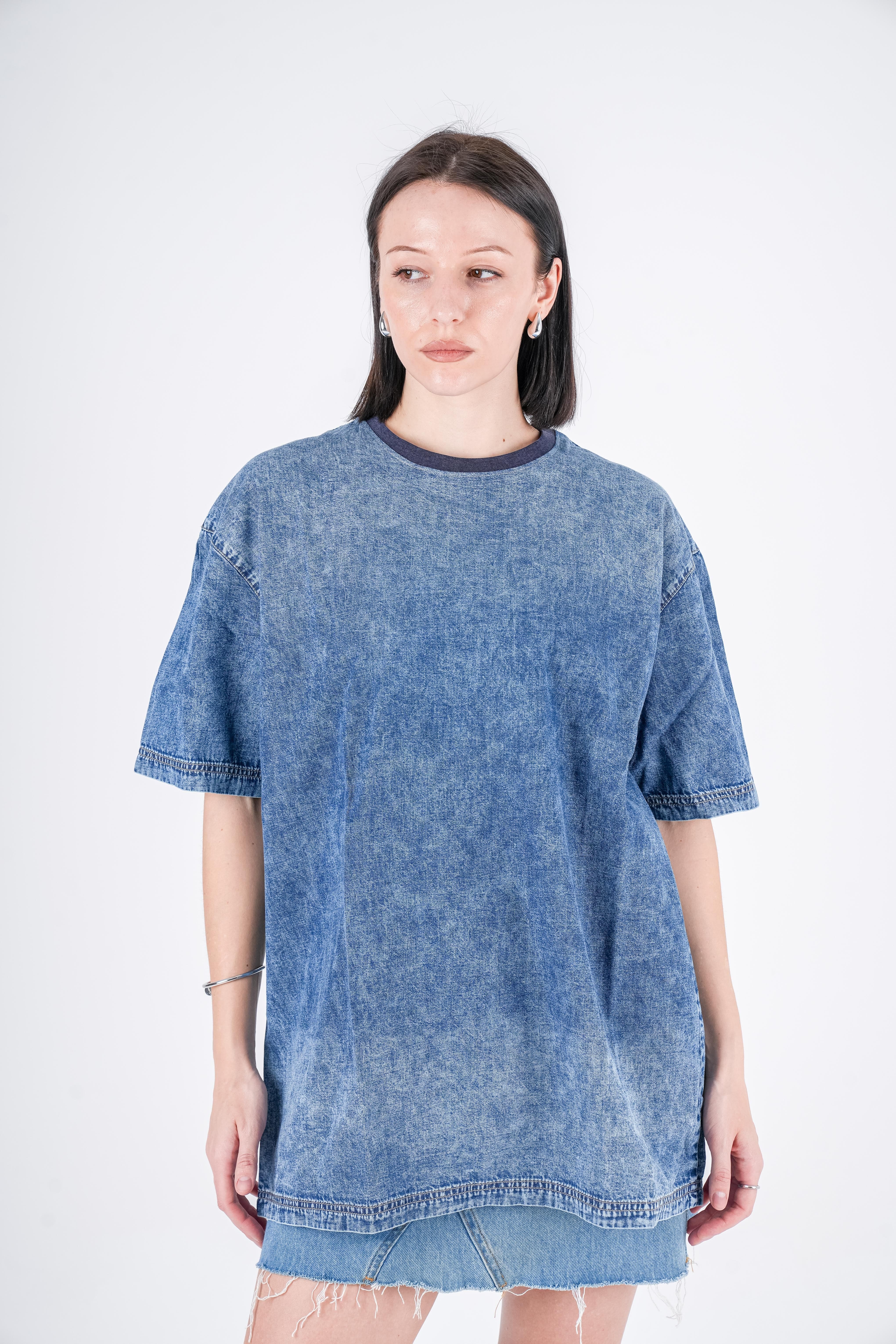 Long t-shirt Jeans Navy Stone