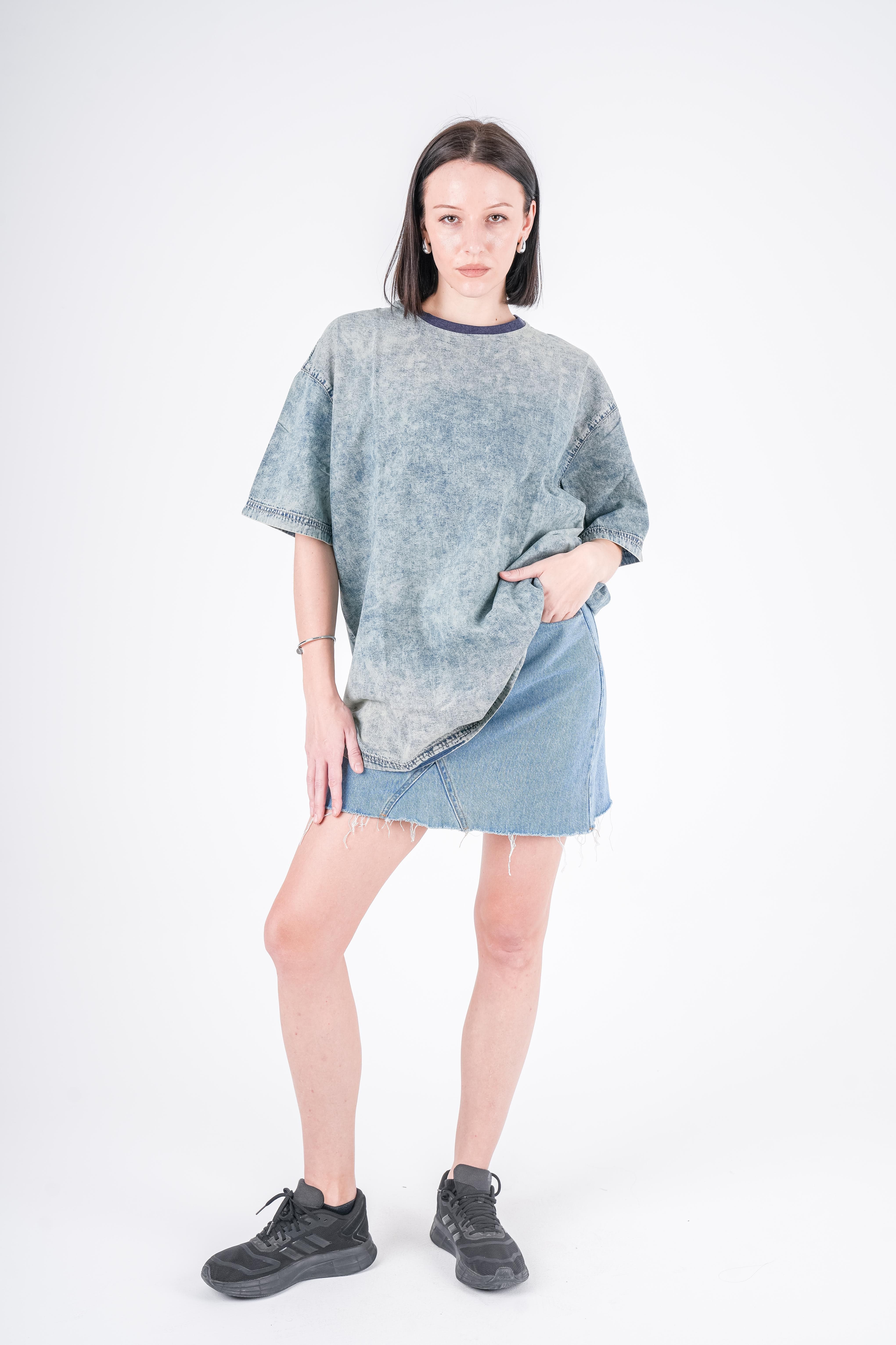 Long t-shirt Jeans Mint Stone