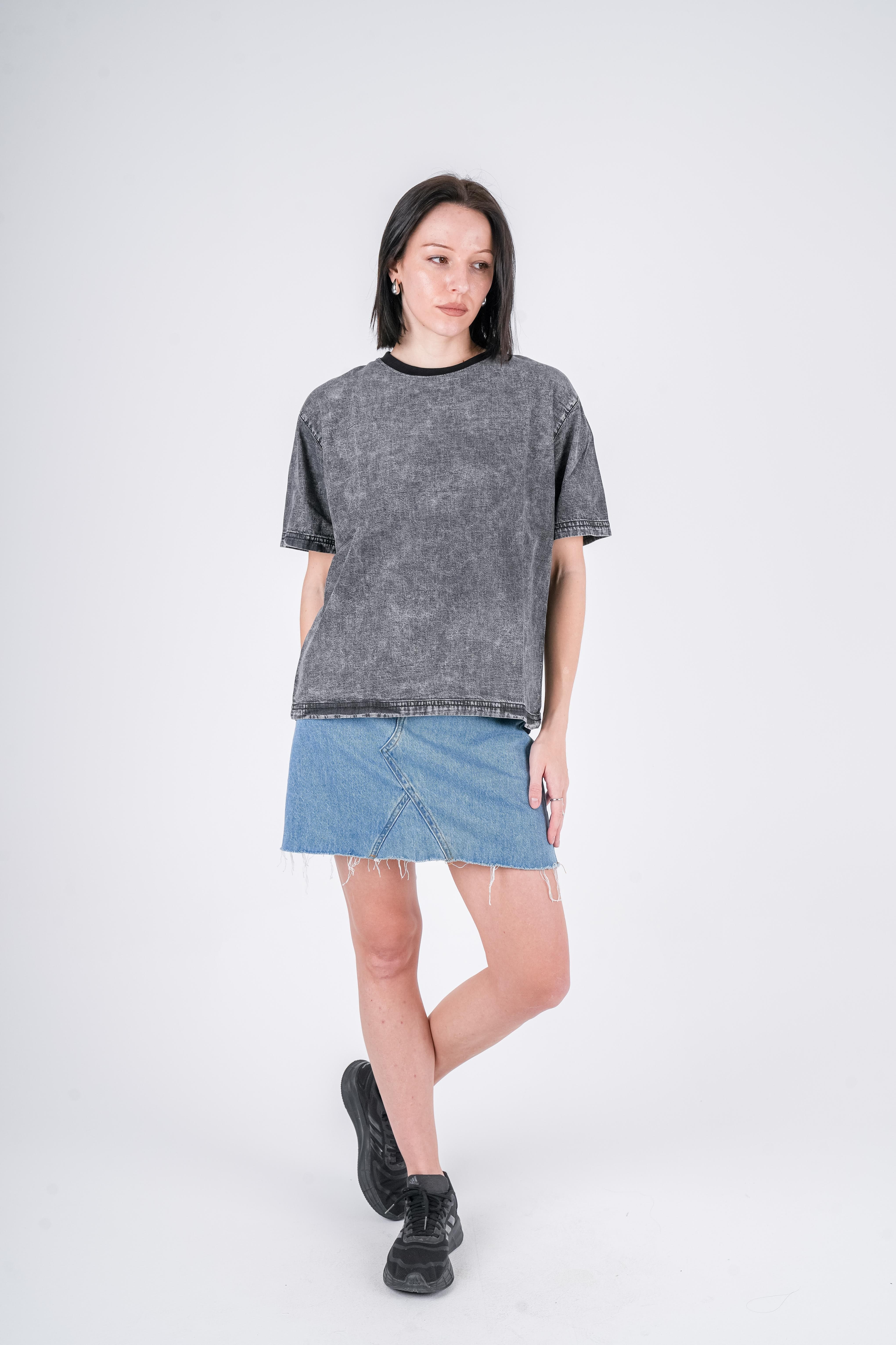 t-shirt Jeans Gray Stone
