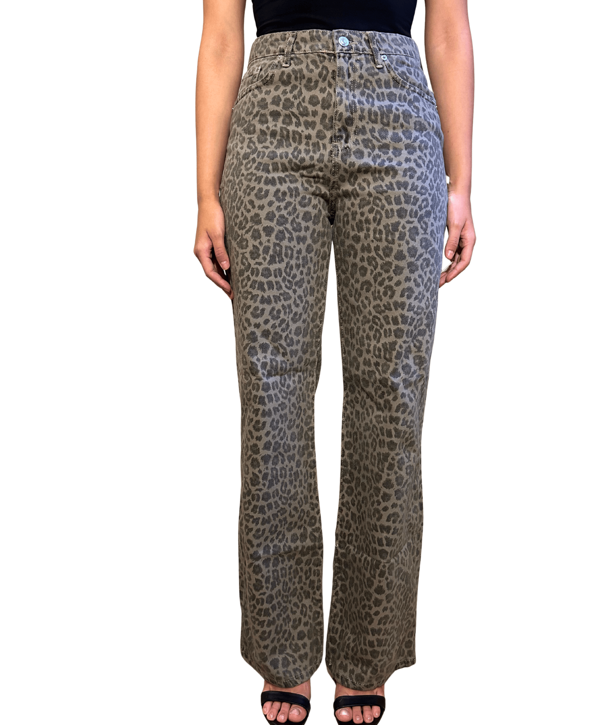 The tiger khaki color Jeans