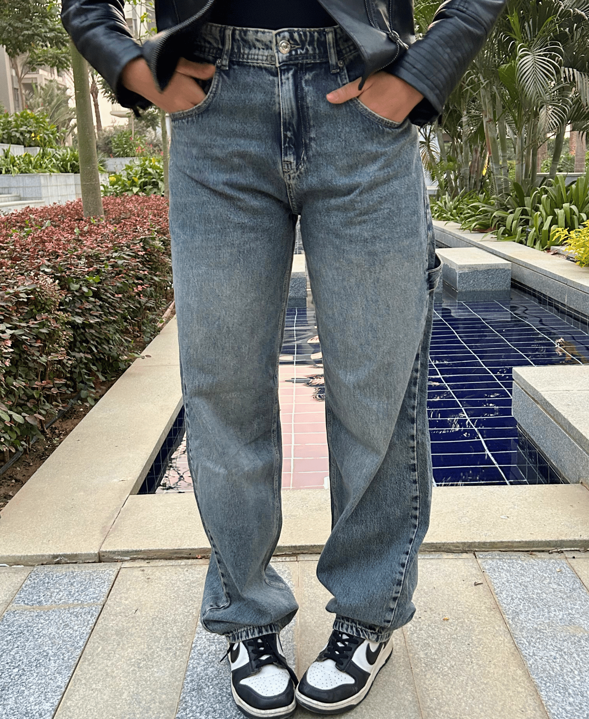 Super wide-leg Jeans