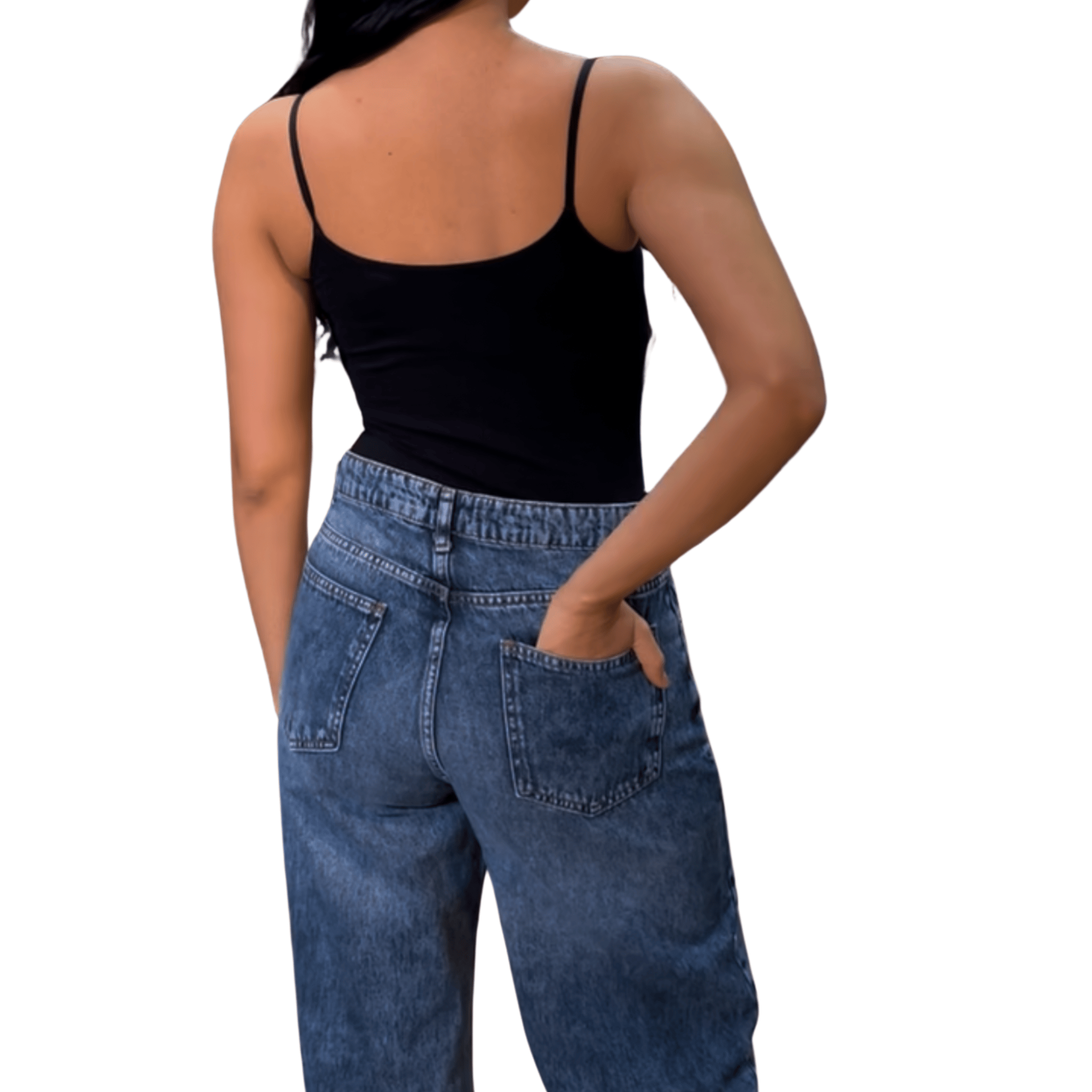 Polka Denim Wide-Leg Jeans