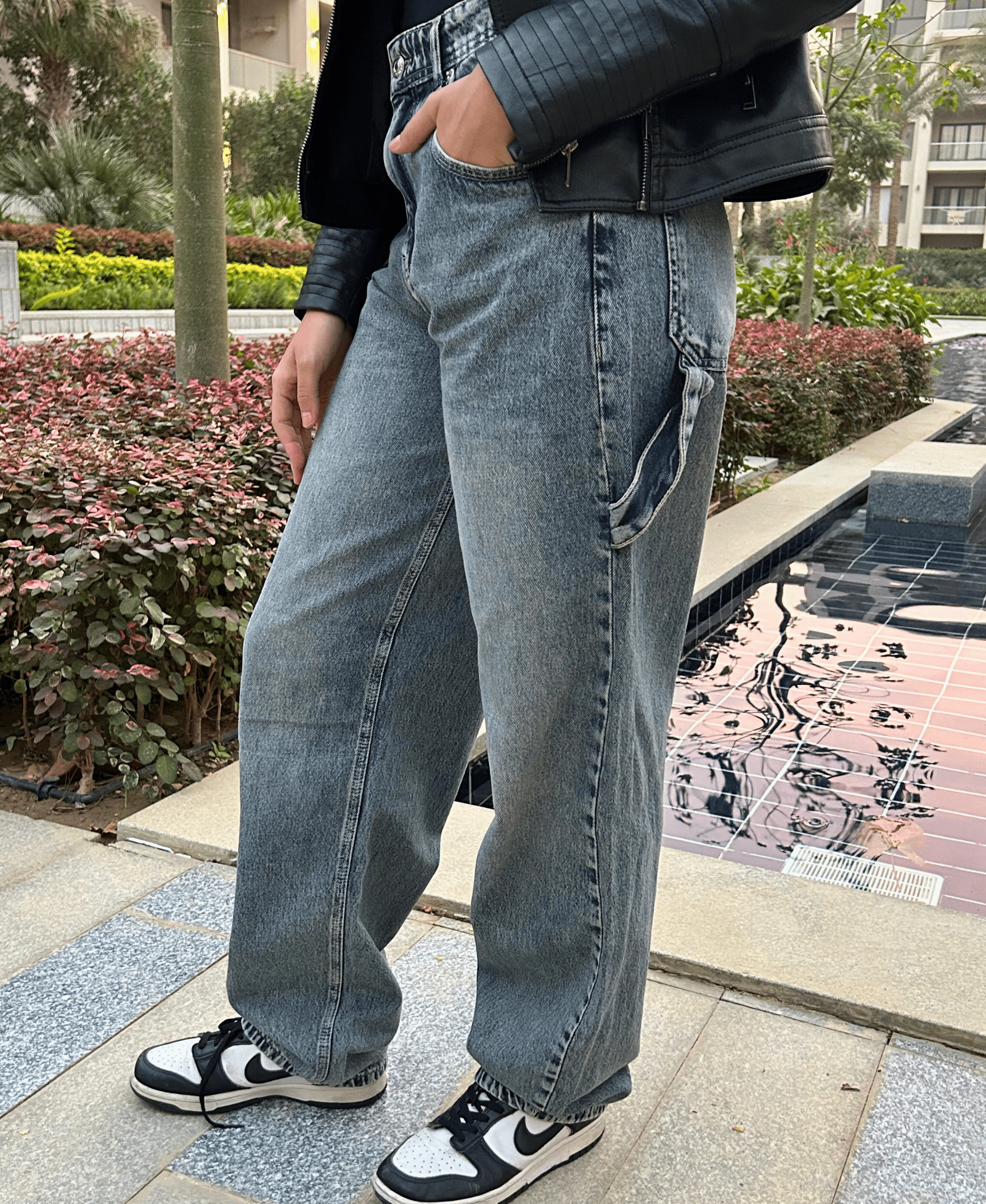 Super wide-leg Jeans