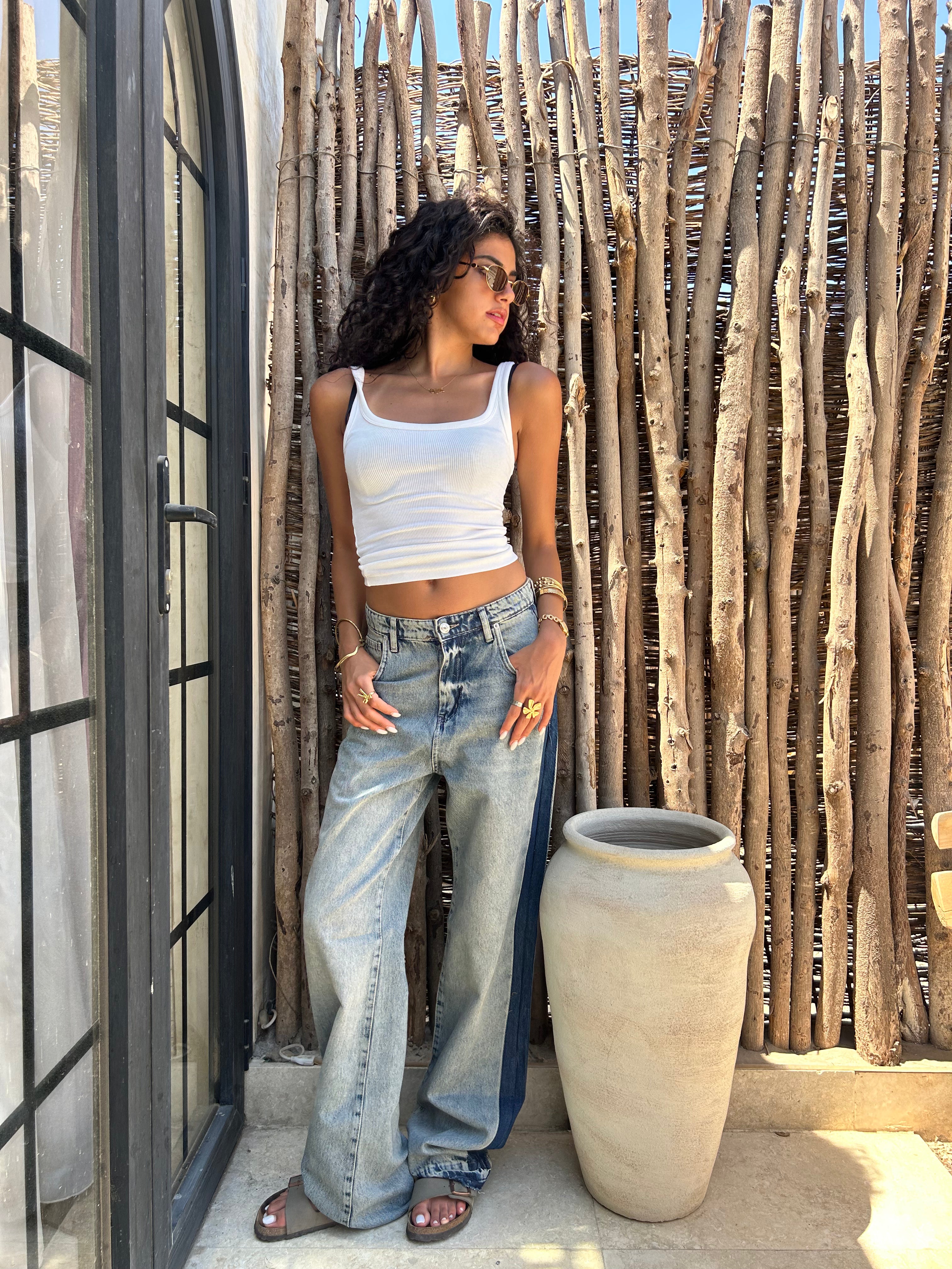 The Ocean Side - Medium Waist Jeans