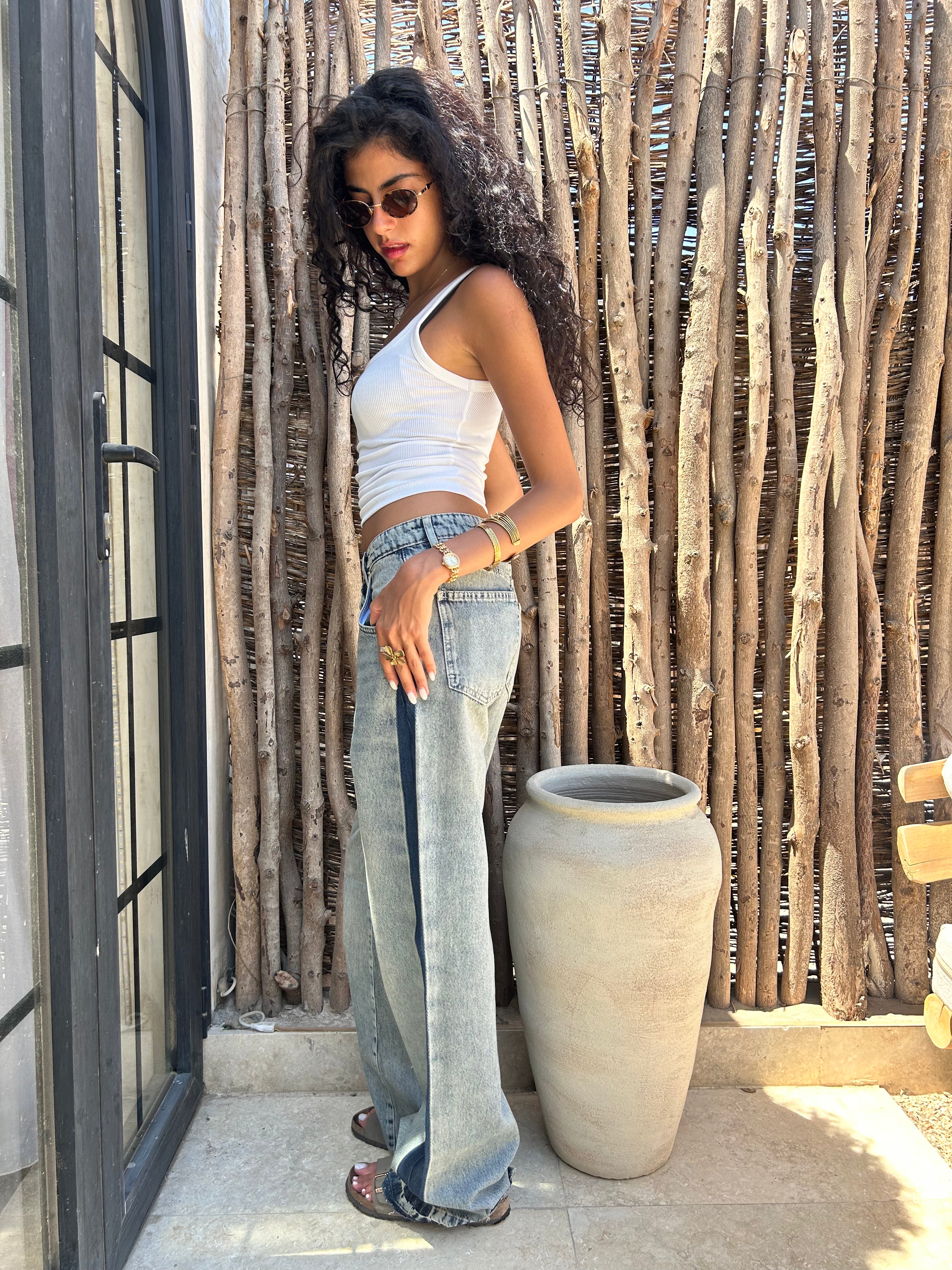 The Ocean Side - Medium Waist Jeans