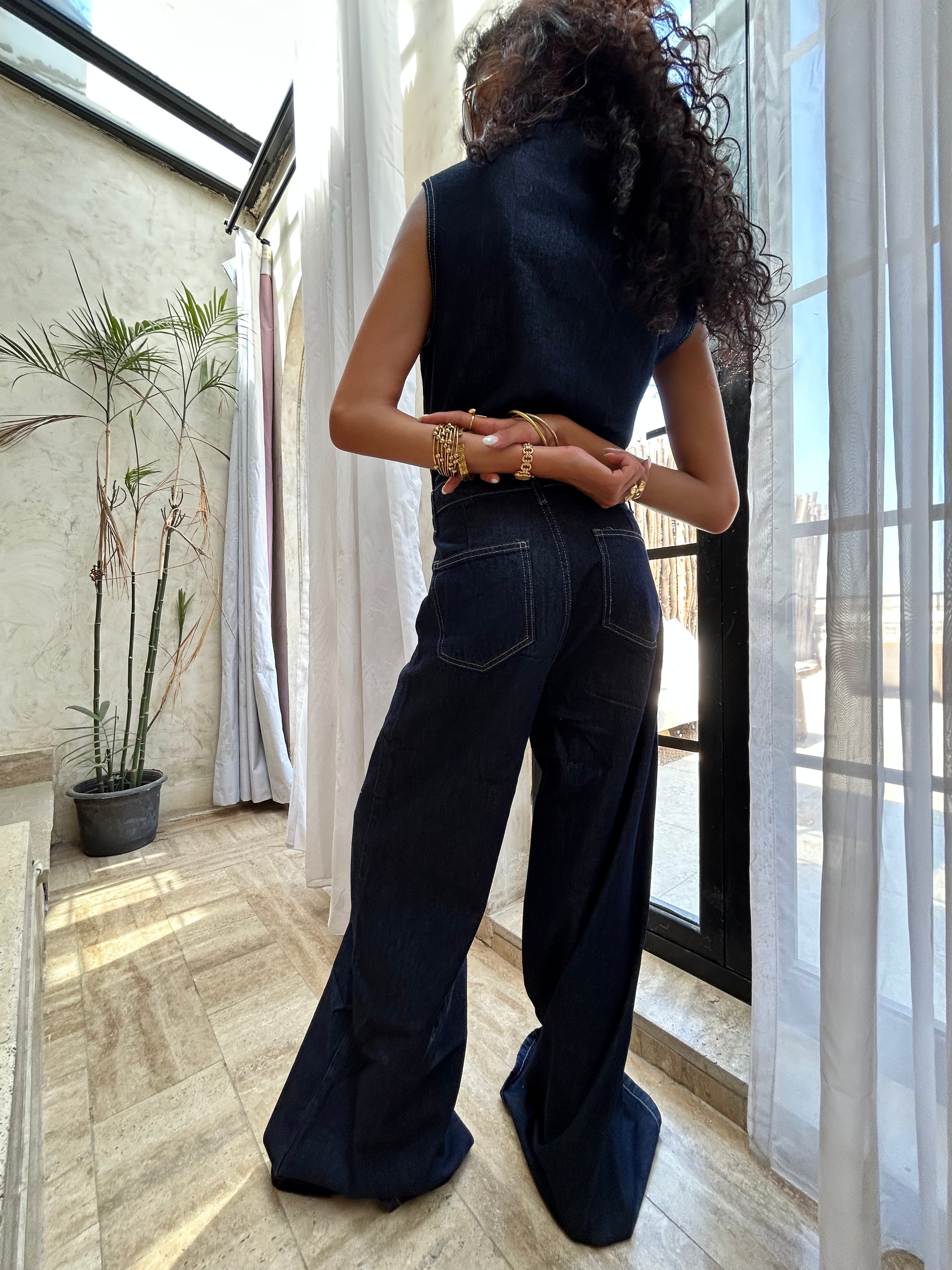 The Denim Romper