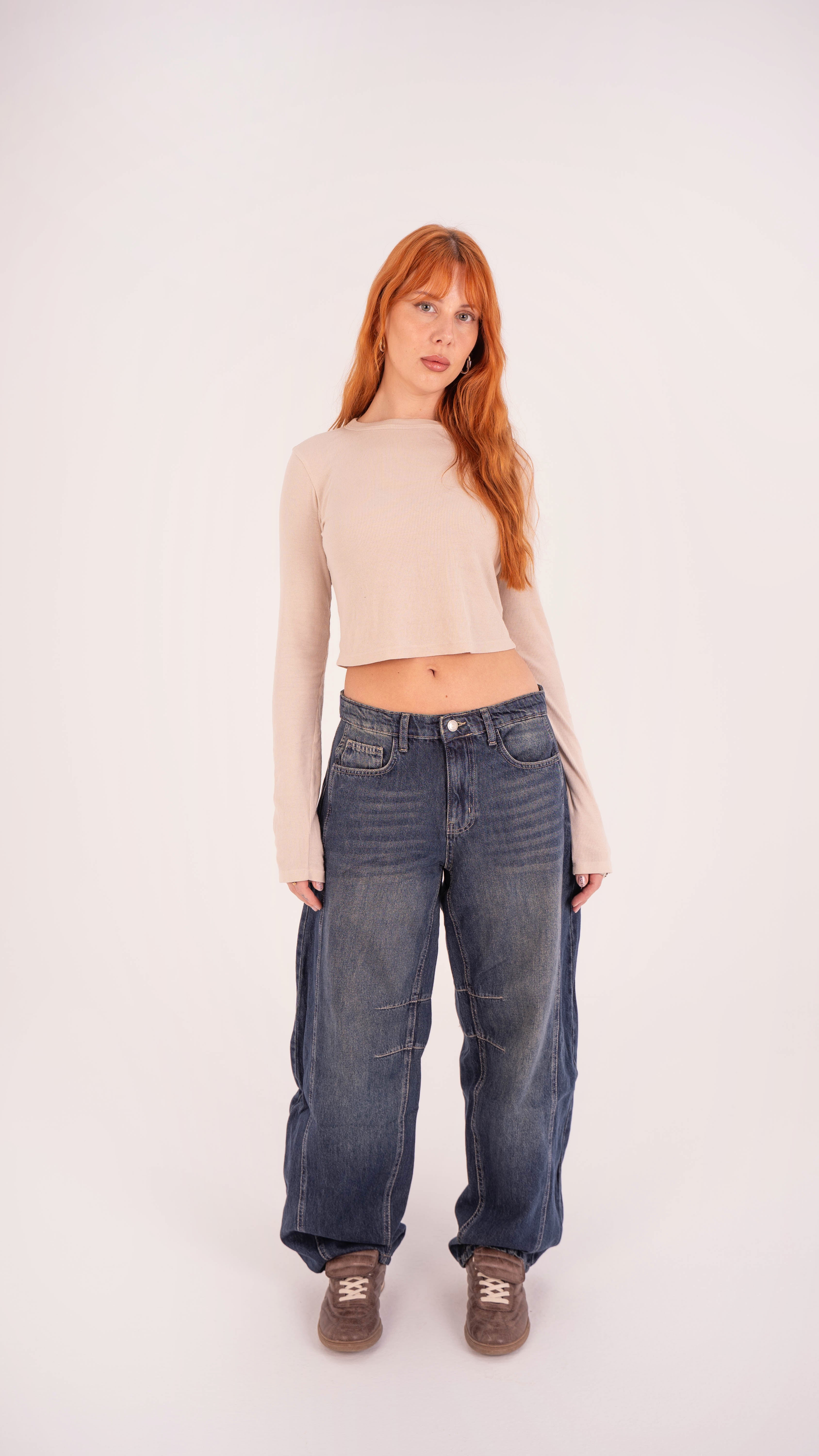 Balloon fit jeans Dirty Wash