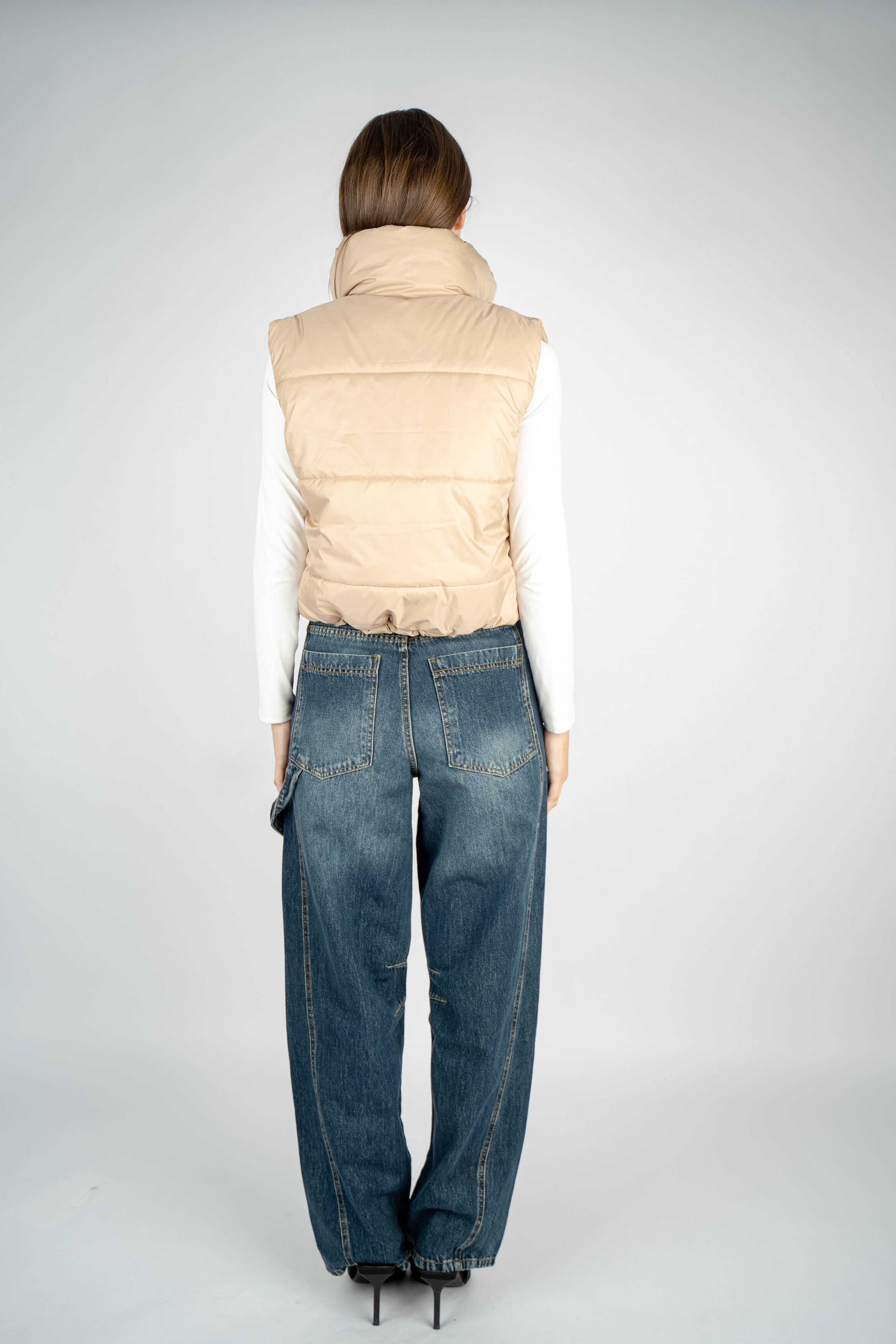 Balloon Tie Jeans Dirty Wash