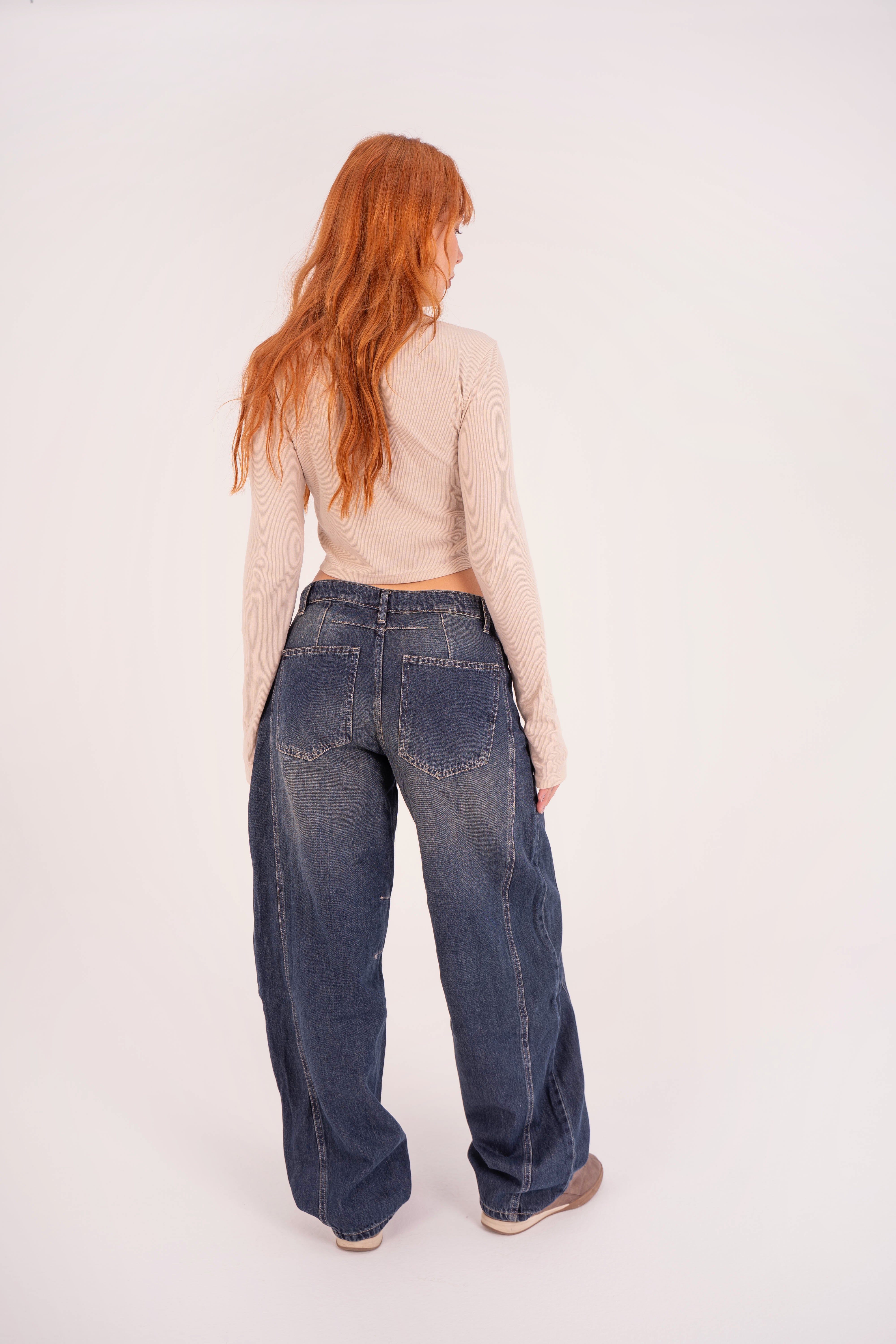 Balloon fit jeans Dirty Wash
