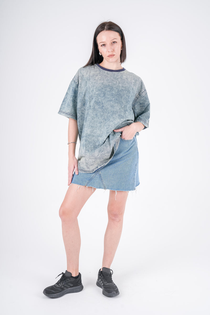 Long t-shirt Jeans Mint Stone