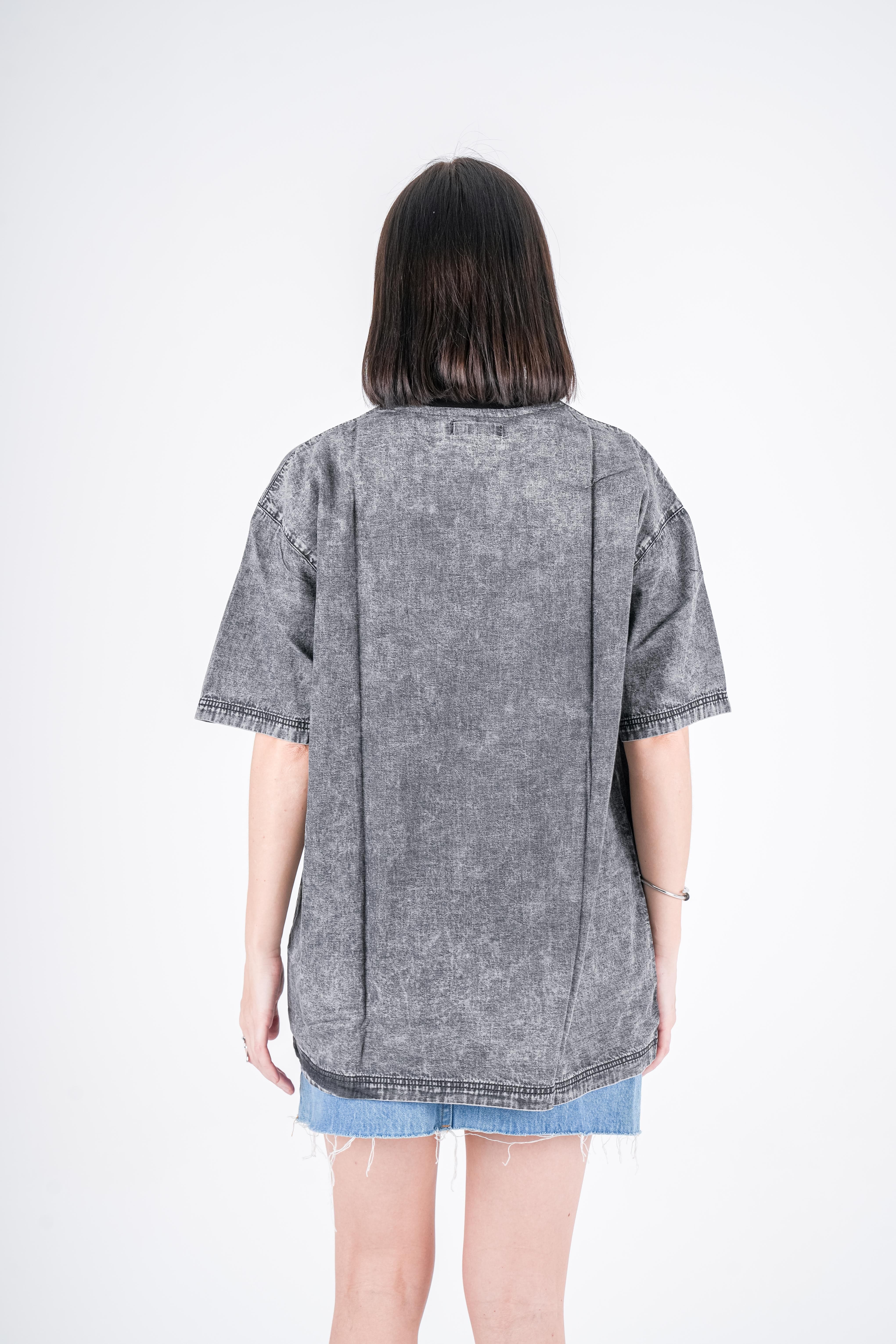 Long t-shirt Jeans Gray Stone