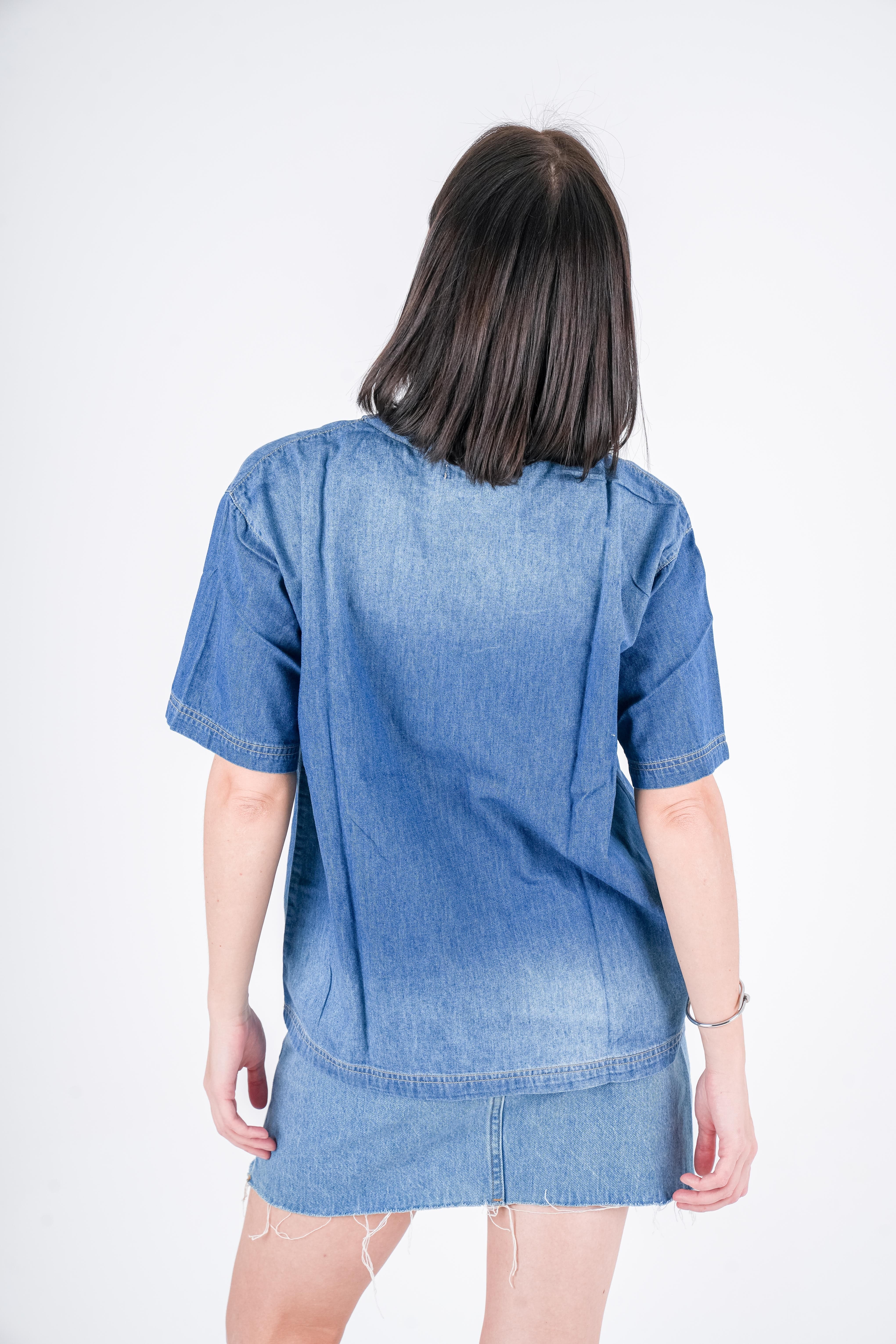 t-shirt Jeans Navy Stone