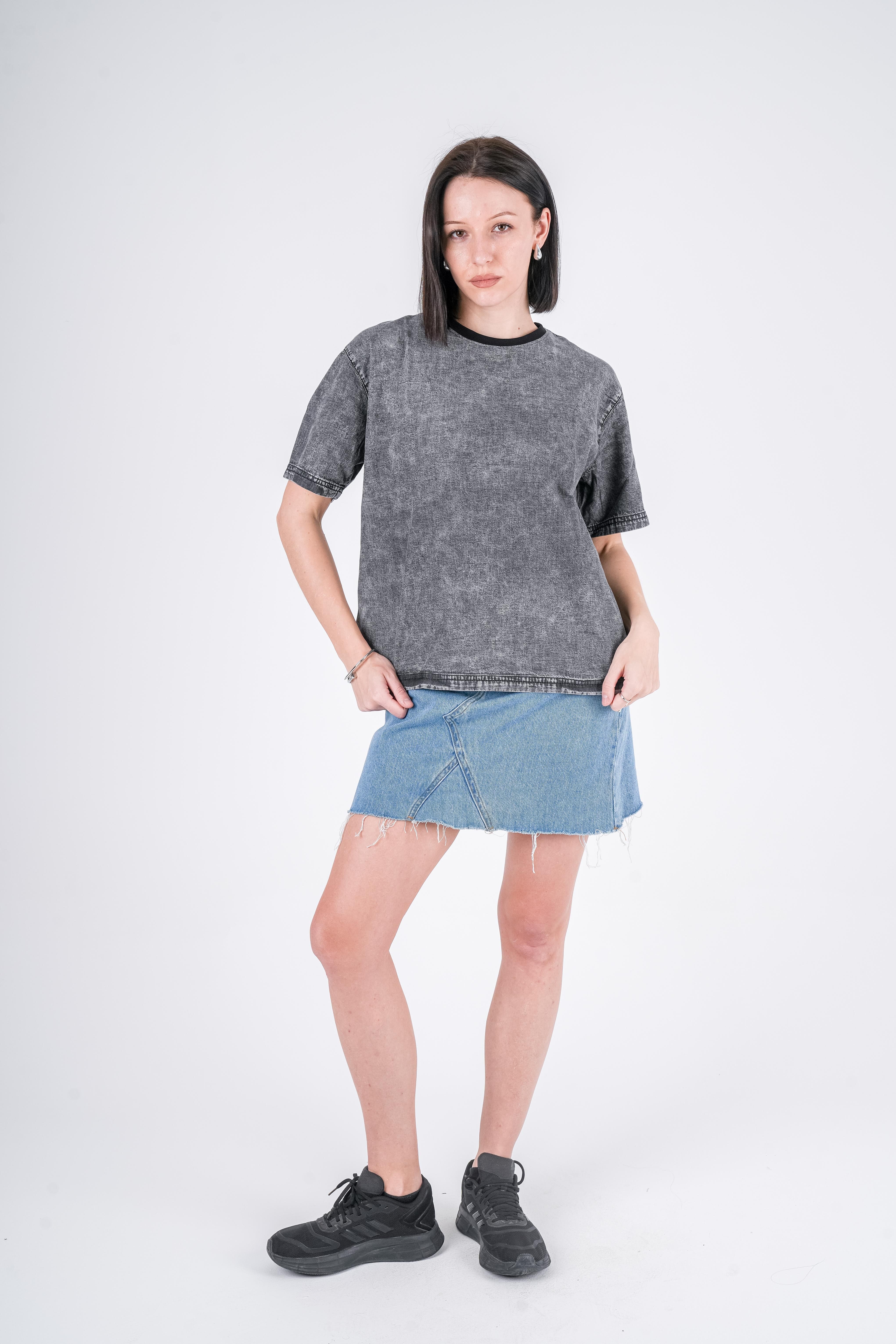 t-shirt Jeans Gray Stone