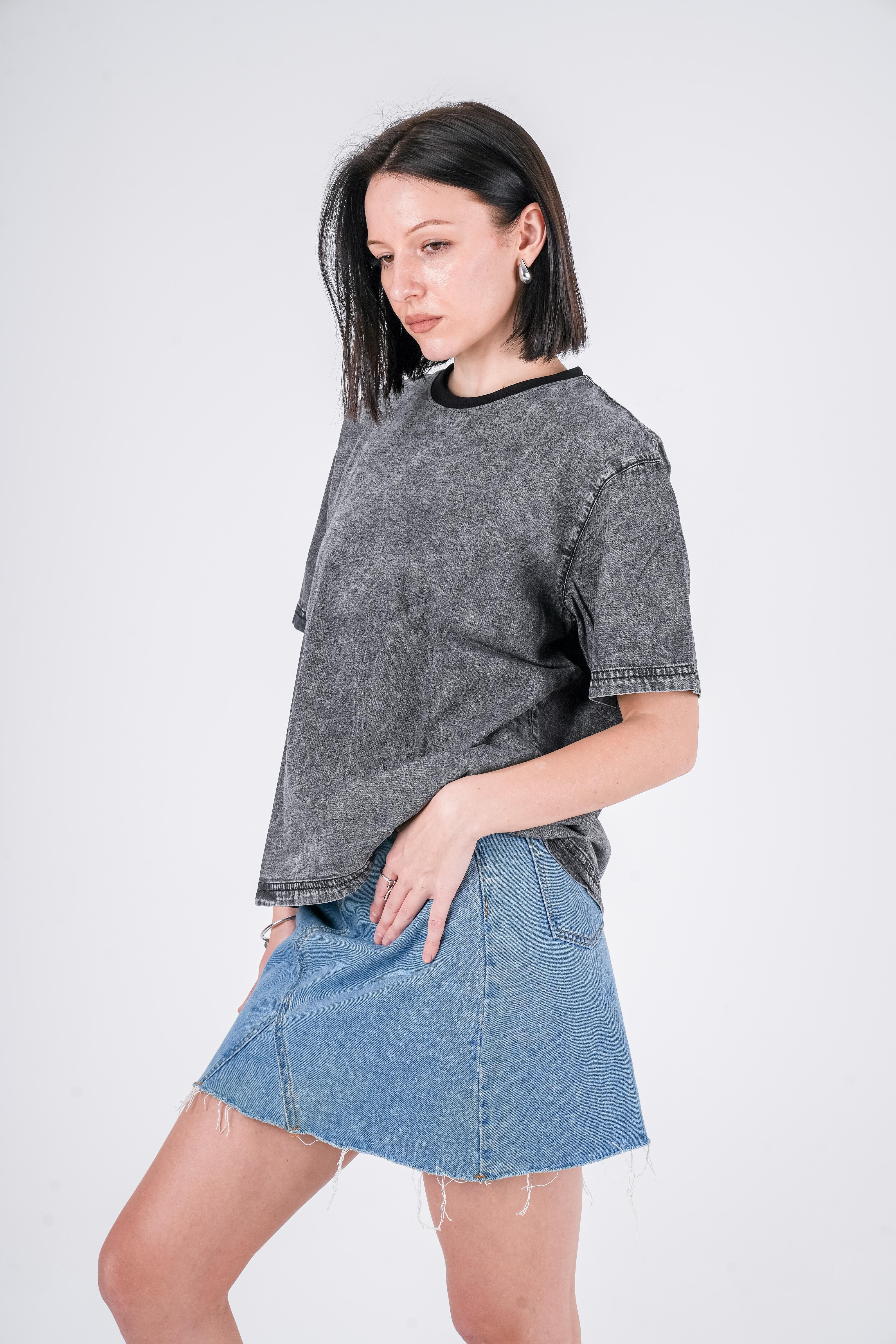t-shirt Jeans Gray Stone