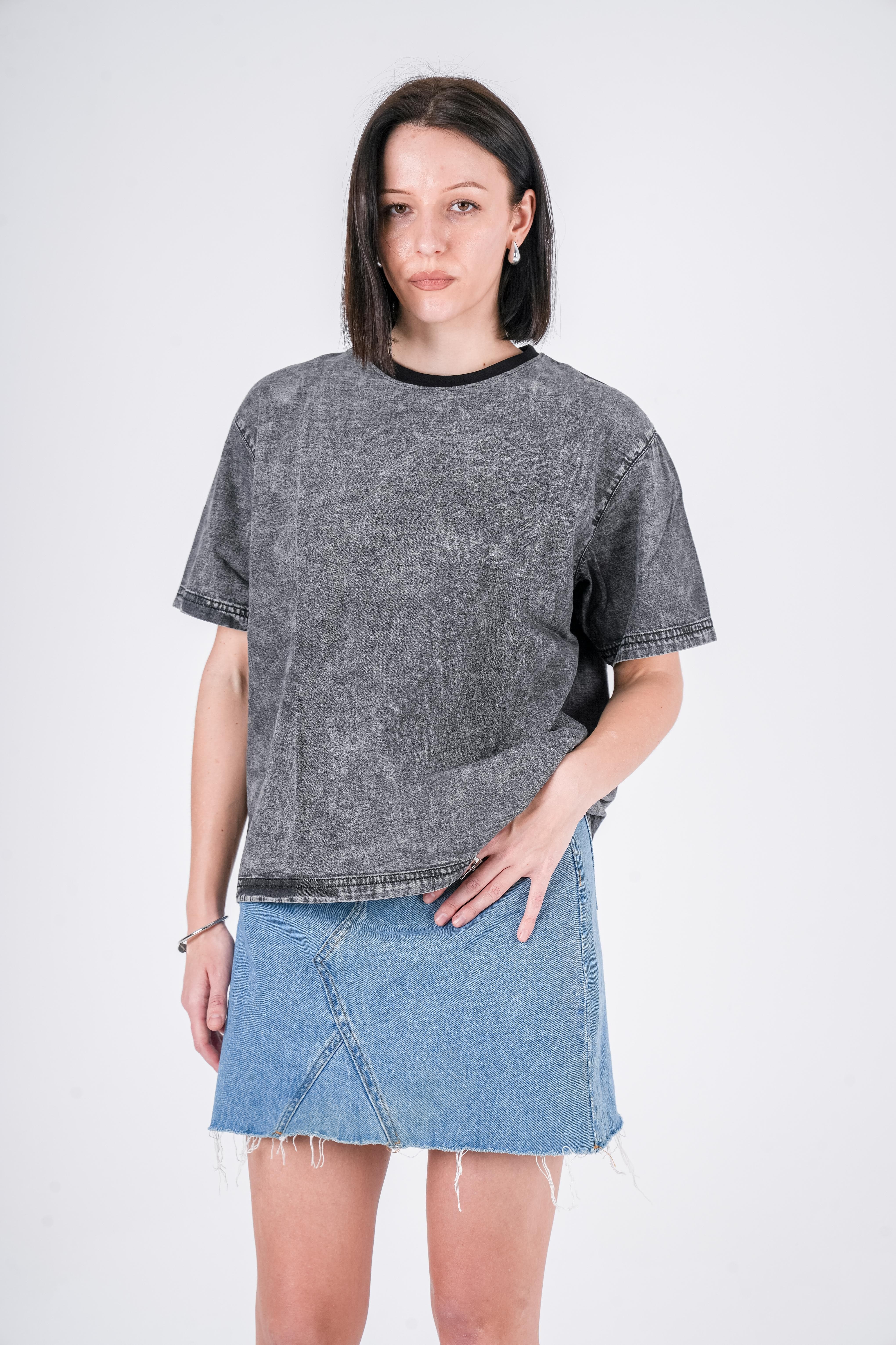 t-shirt Jeans Gray Stone