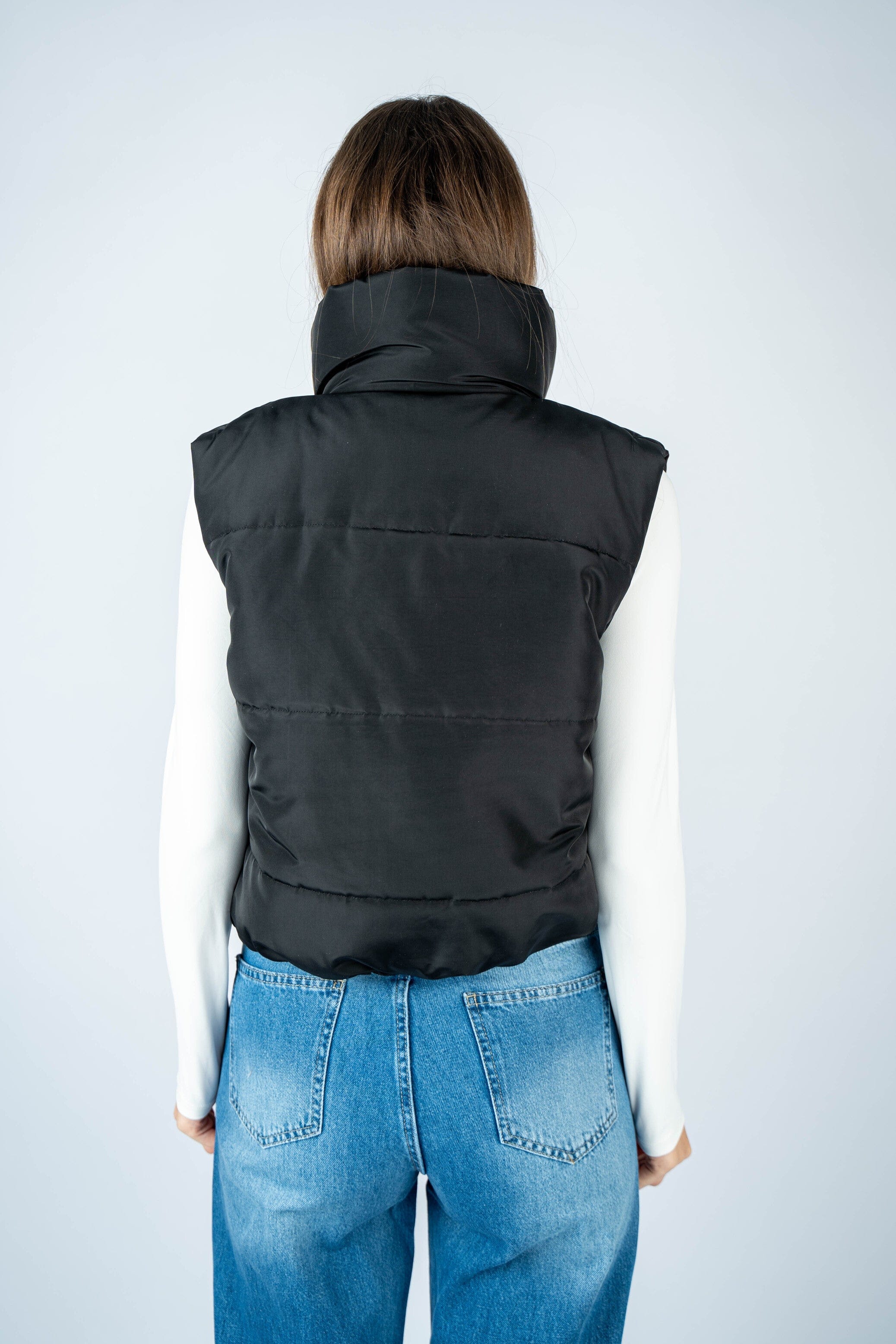 Black Puffer Vest