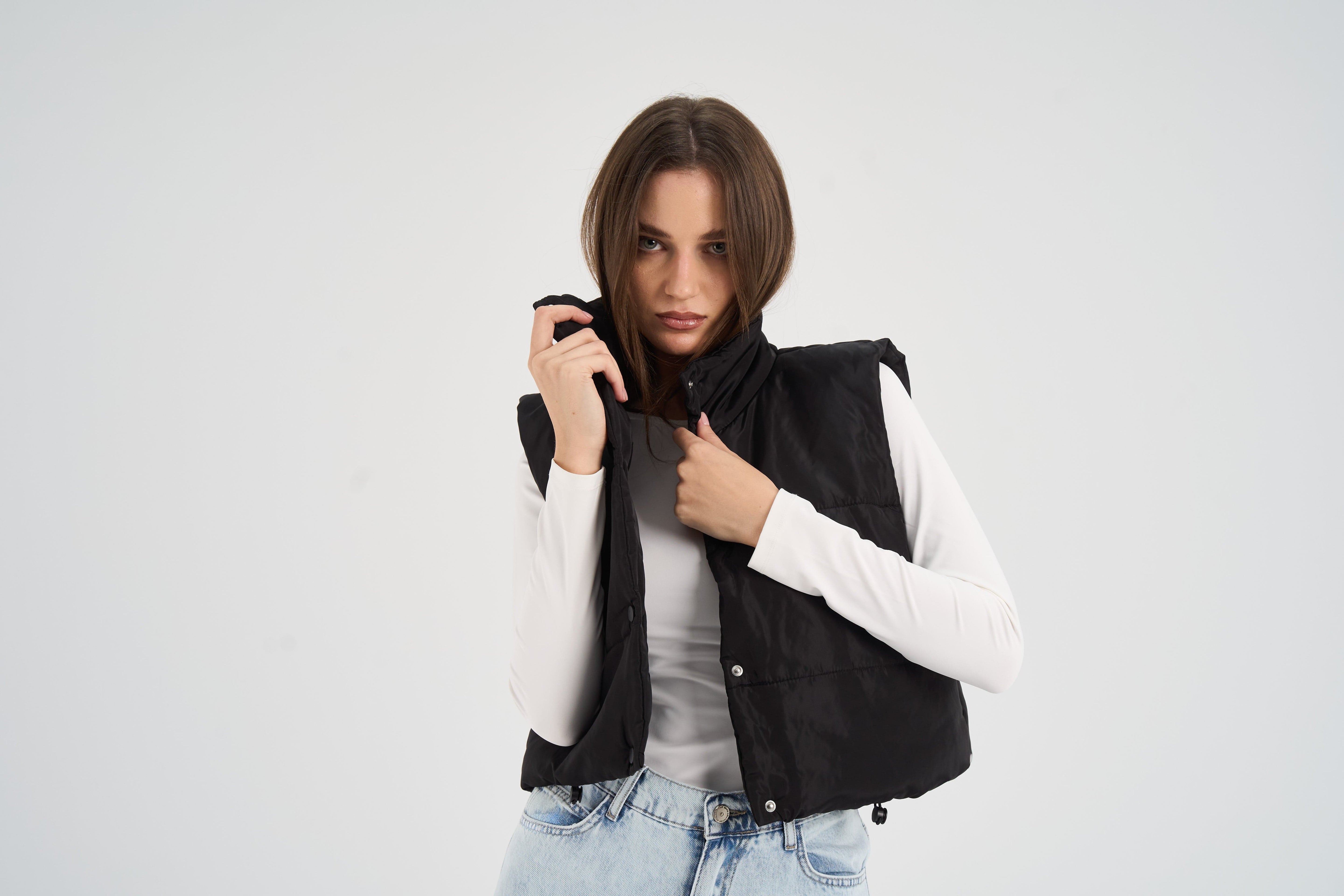 Black Puffer Vest